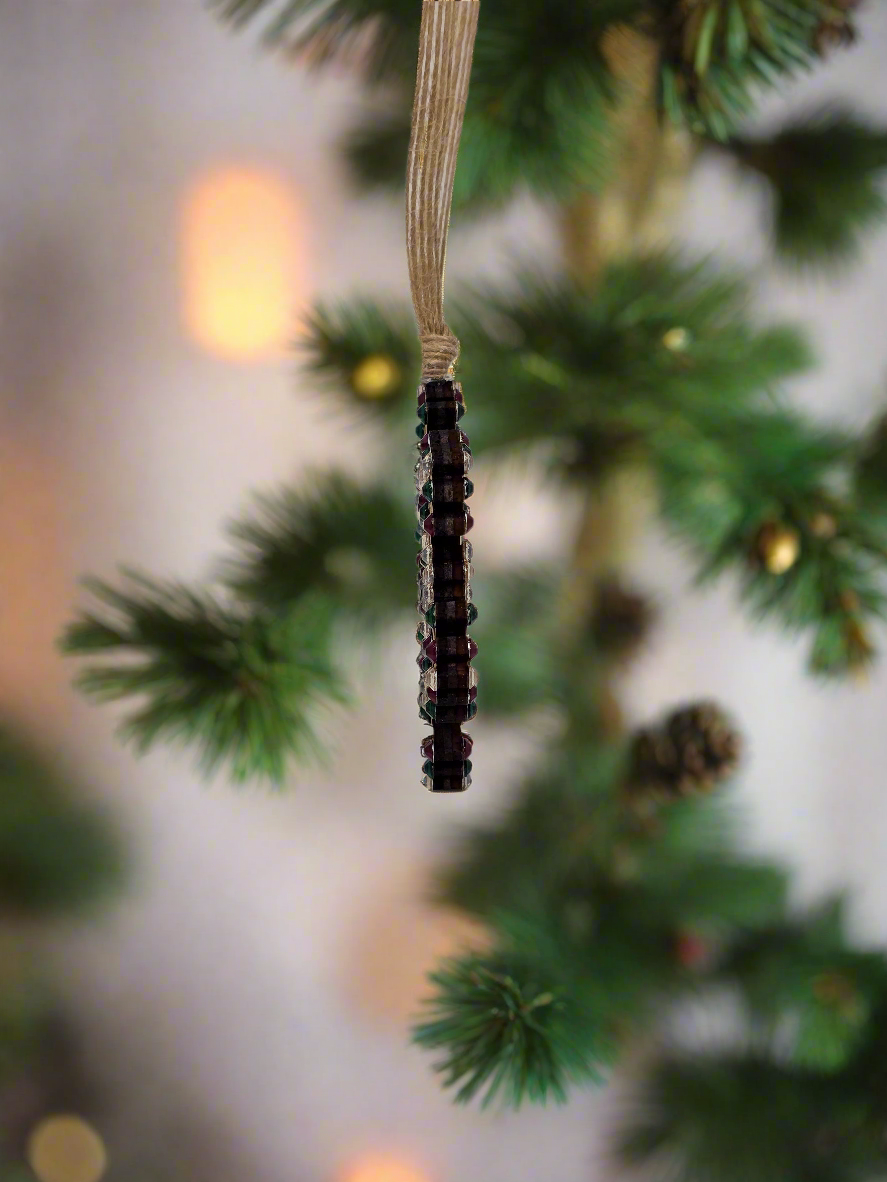 Rhinestone Snowflake - Ornament