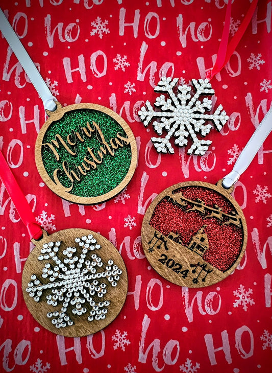 4 Ornament Bundle for $25